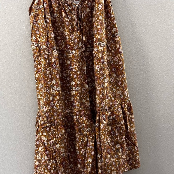 Old Navy Women Brown Tan Floral Print Cami Summer Dress size XS - Picture 4 of 9